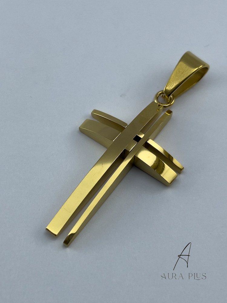 Radiant Gold Cross