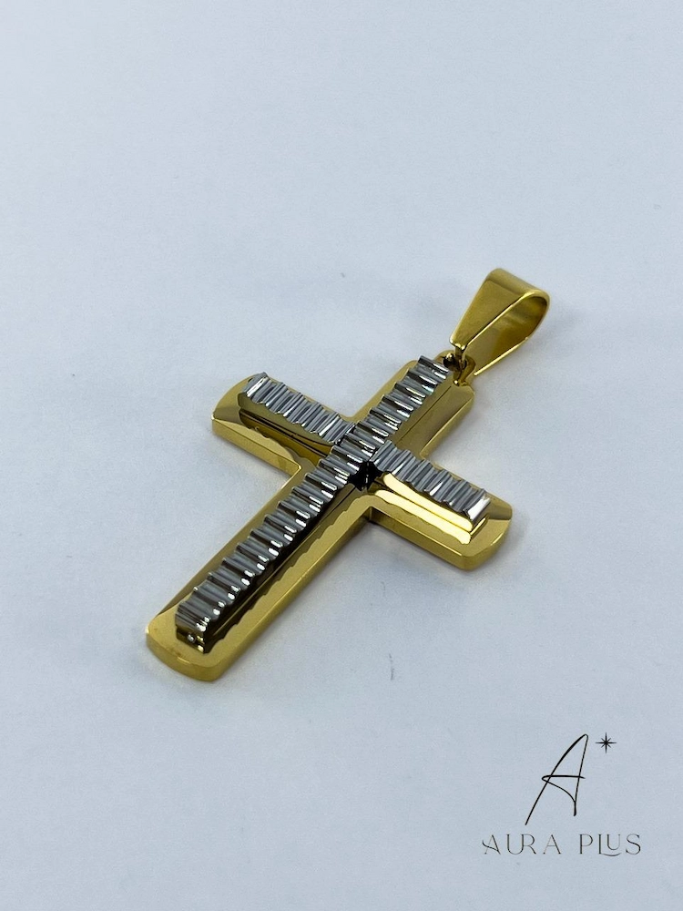 Ridged Metallic Cross