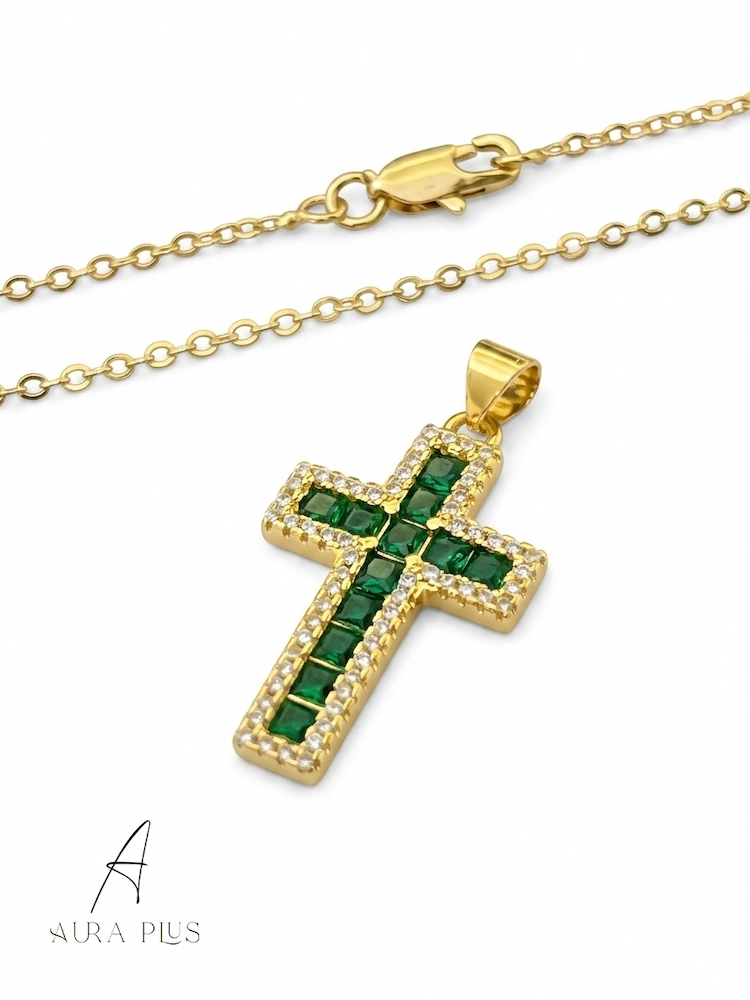 Green - Zircon Cross