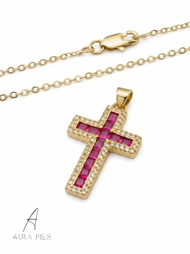 Magenta - Zircon Cross