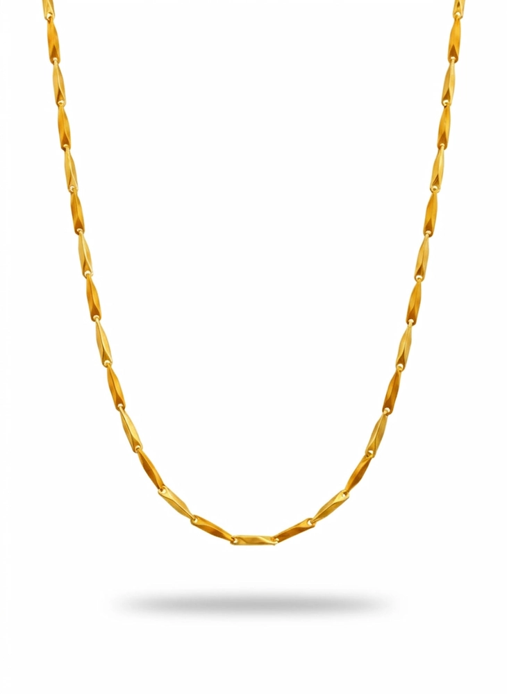 Twisted Bar Chain — Gold
