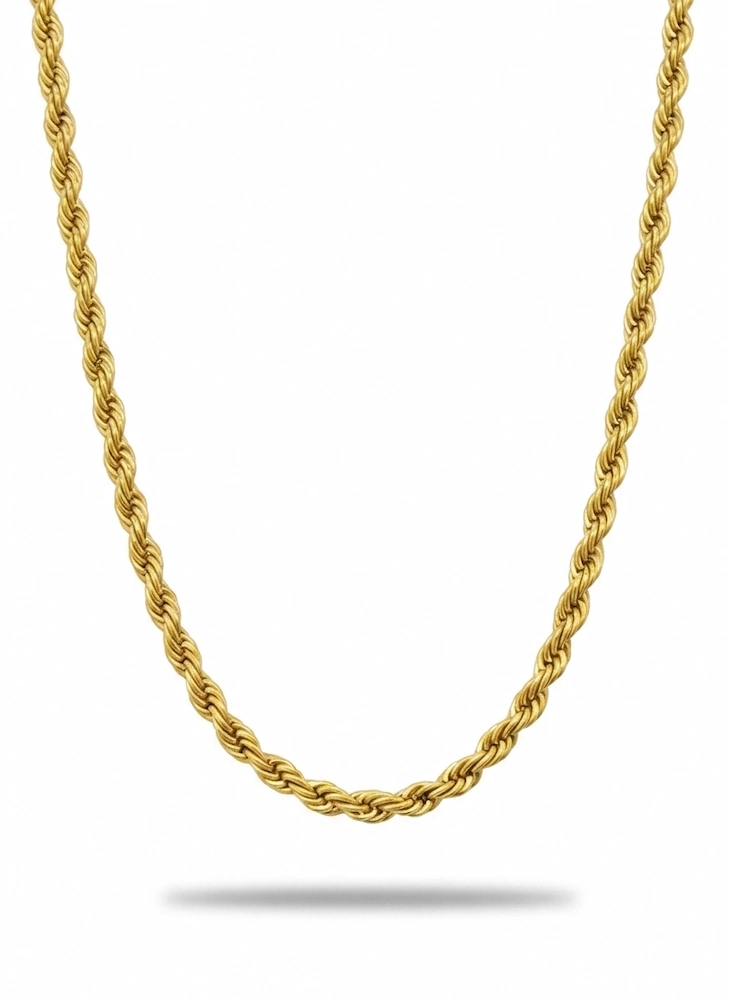 Thick Rope Chain — Gold